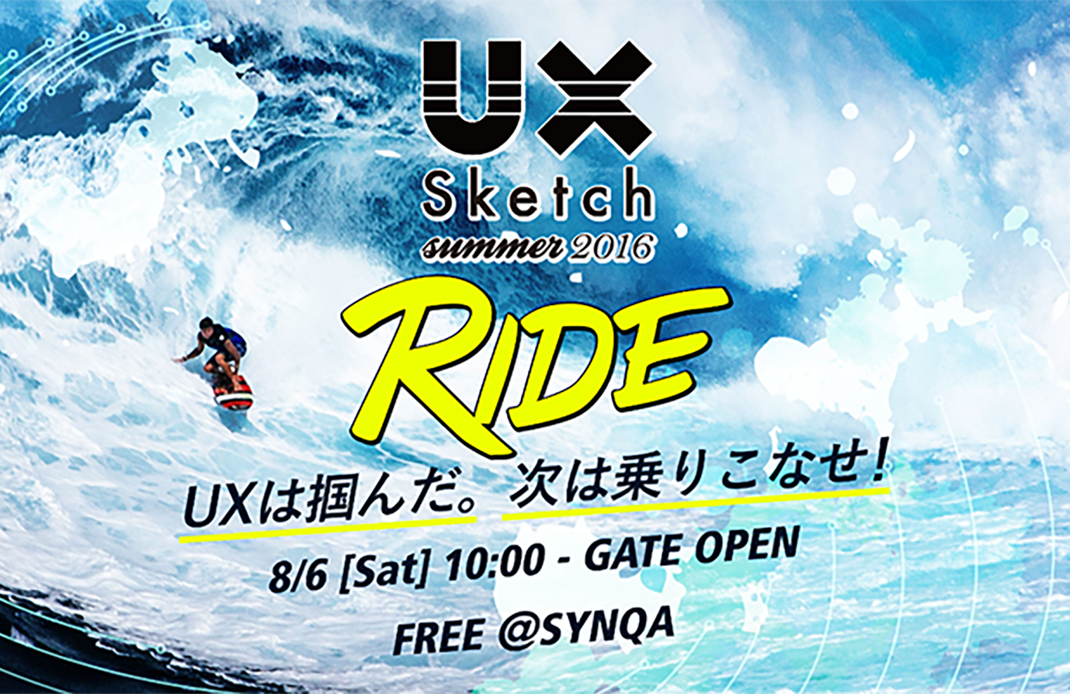 【イベントレポート】”RIDE” UX Sketch SUMMER 2016 に行ってきた