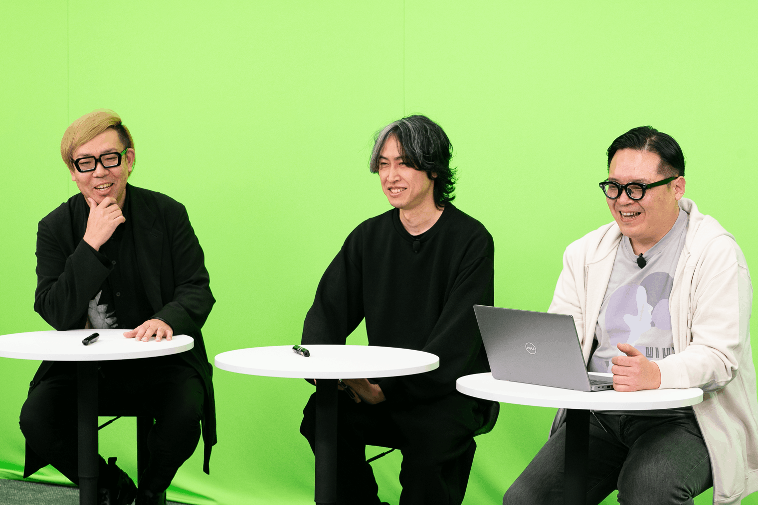 株式会社サイバーエージェント 佐藤氏・株式会社リクルート 磯貝氏・株式会社ニジボックス 齊藤氏の写真